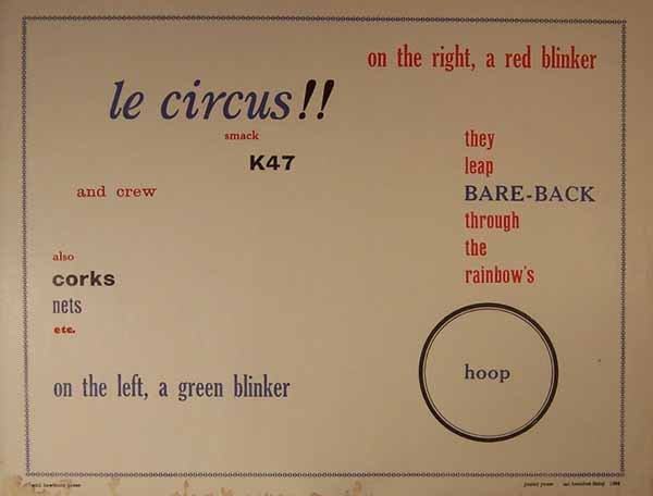 Poster Poem (The Circus)